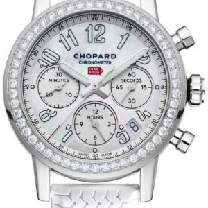 Chopard Damklocka 178588-3001 Mille Miglia Vit/Gummi Ø39 mm