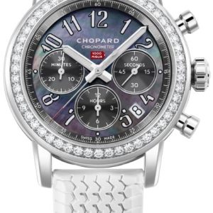 Chopard Damklocka 178588-3002 Mille Miglia Grå/Gummi Ø39 mm