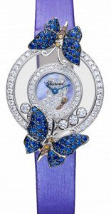 Chopard Damklocka 204423-1001 Happy Diamonds Icons Lila/Satin Ø25.8