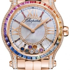 Chopard Damklocka 274891-5008 Happy Sport 18 karat roséguld Ø36 mm