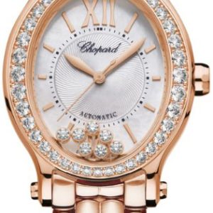 Chopard Damklocka 275362-5005 Happy Sport Silverfärgad/18 karat