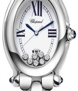 Chopard Damklocka 278418-3002 Happy Sport Vit/Stål Ø30 mm