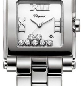 Chopard Damklocka 278496-3001 Happy Sport Silverfärgad/Stål Ø27 mm