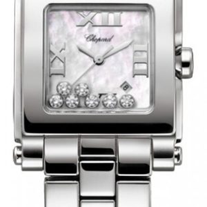 Chopard Damklocka 278496-3002 Happy Sport Vit/Stål Ø30 mm