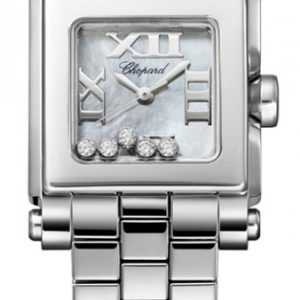 Chopard Damklocka 278516-3006 Happy Sport Vit/Stål Ø27 mm