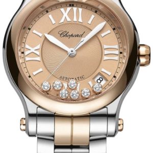 Chopard Damklocka 278559-6019 Happy Sport Roséguldstonad/18 karat