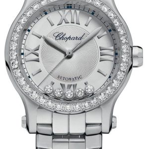 Chopard Damklocka 278573-3004 Happy Sport Silverfärgad/Stål Ø30 mm