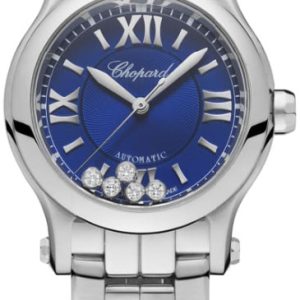 Chopard Damklocka 278573-3007 Happy Sport Blå/Stål Ø30 mm