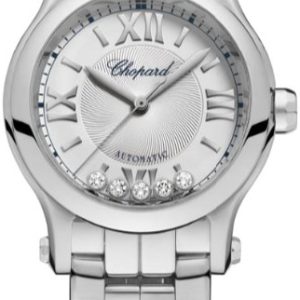 Chopard Damklocka 278573-3012 Happy Sport Silverfärgad/Stål Ø30 mm