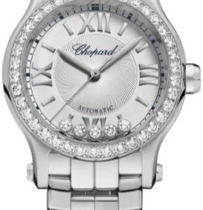 Chopard Damklocka 278573-3014 Happy Sport Silverfärgad/Stål Ø30 mm