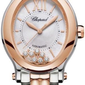 Chopard Damklocka 278602-6002 Happy Sport Silverfärgad/18 karat