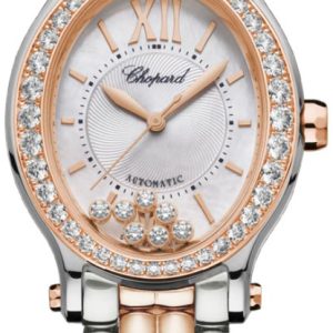 Chopard Damklocka 278602-6004 Happy Sport Silverfärgad/18 karat