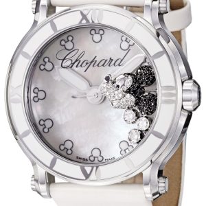 Chopard Damklocka 288524-3004 Happy Sport Vit/Satin Ø42 mm