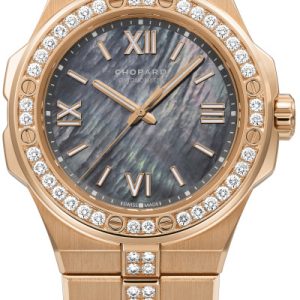 Chopard Damklocka 295370-5003 Alpine Eagle Grå/18 karat roséguld