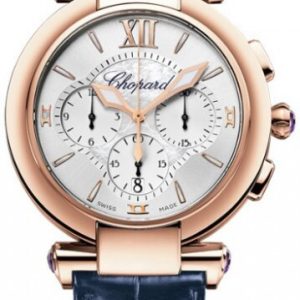 Chopard Damklocka 384211-5001 Imperiale Silverfärgad/Läder Ø40 mm