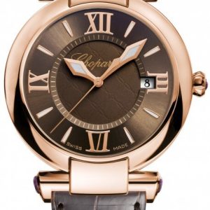 Chopard Damklocka 384221-5009 Imperiale Brun/Läder Ø36 mm