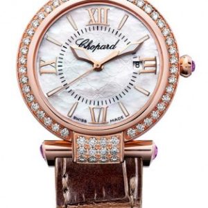 Chopard Damklocka 384238-5003 Imperiale Vit/Läder Ø28 mm