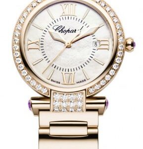 Chopard Damklocka 384238-5004 Imperiale Vit/18 karat roséguld Ø28 mm