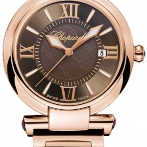 Chopard Damklocka 384238-5006 Imperiale Brun/18 karat roséguld Ø28