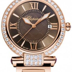 Chopard Damklocka 384238-5008 Imperiale Brun/18 karat roséguld Ø28