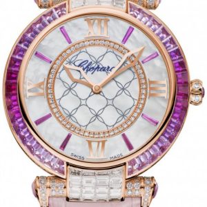 Chopard Damklocka 384239-5010 Imperiale Vit/Läder Ø40 mm