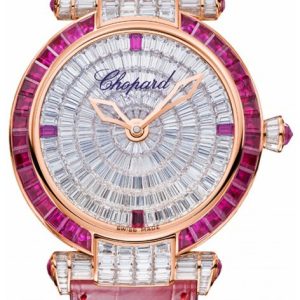 Chopard Damklocka 384240-5002 Imperiale Diamantinfattad/Läder Ø40 mm