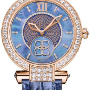 Chopard Damklocka 384296-5001 Imperiale Blå/Läder Ø36 mm