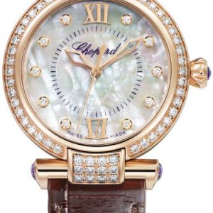 Chopard Damklocka 384319-5010 Imperiale Vit/Läder Ø29 mm