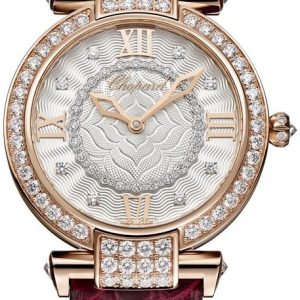 Chopard Damklocka 385377-5001 Imperiale Silverfärgad/Läder Ø36 mm