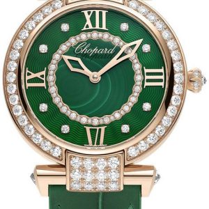 Chopard Damklocka 385377-5002 Imperiale Grön/Läder Ø36 mm