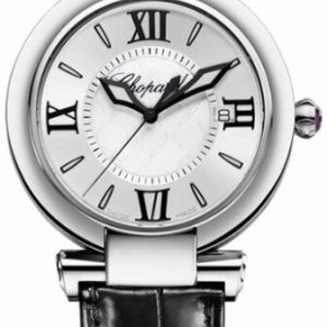 Chopard Damklocka 388532-3001 Imperiale Silverfärgad/Läder Ø36 mm