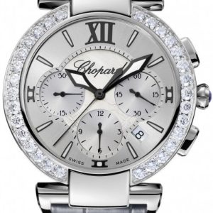 Chopard Damklocka 388549-3003 Imperiale Silverfärgad/Läder Ø40 mm