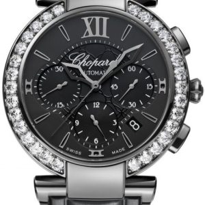 Chopard Damklocka 388549-3008 Imperiale Svart/Gummi Ø40 mm