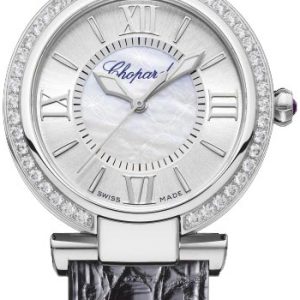 Chopard Damklocka 388563-3007 Imperiale Silverfärgad/Läder Ø29 mm