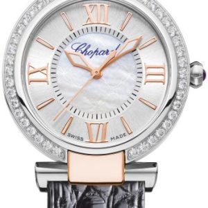 Chopard Damklocka 388563-6007 Imperiale Silverfärgad/Läder Ø29 mm