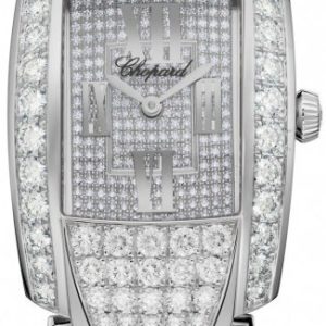 Chopard Damklocka 419394-1207 La Strada Silverfärgad/18 karat vitt