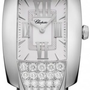 Chopard Damklocka 419399-1001 La Strada Silverfärgad/Läder