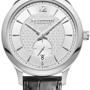 Chopard Herrklocka 161242-1001 L.U.C Silverfärgad/Läder Ø40 mm