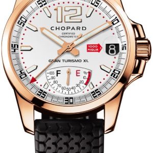 Chopard Herrklocka 161272-5001 Mille Miglia Silverfärgad/Gummi Ø44