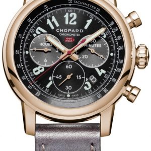 Chopard Herrklocka 161297-5001 Mille Miglia Svart/Läder Ø46 mm