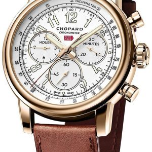 Chopard Herrklocka 161299-5001 Mille Miglia Vit/Läder Ø46 mm