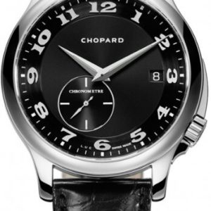 Chopard Herrklocka 161888-1003 L.U.C Twist Svart/Läder Ø41 mm