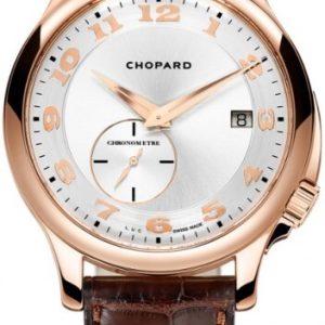 Chopard Herrklocka 161888-5007 L.U.C Twist Silverfärgad/Läder Ø41