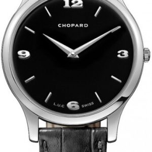 Chopard Herrklocka 161902-1001 L.U.C XP Svart/Läder Ø39.5 mm