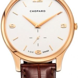 Chopard Herrklocka 161920-5001 L.U.C XPS Silverfärgad/Läder Ø39.5