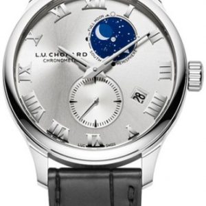 Chopard Herrklocka 161934-1001 L.U.C Lunar Silverfärgad/Läder Ø40