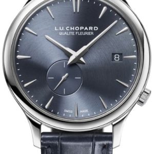 Chopard Herrklocka 161945-1001 L.U.C Blå/Läder Ø40 mm