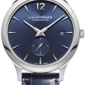 Chopard Herrklocka 161946-9001 L.U.C Blå/Läder Ø40 mm