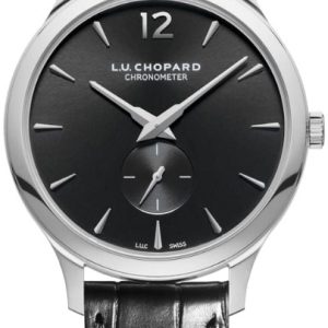 Chopard Herrklocka 161948-1001 L.U.C Svart/Läder Ø40 mm