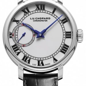 Chopard Herrklocka 161963-9001 L.U.C 1963 Vit/Läder Ø44 mm